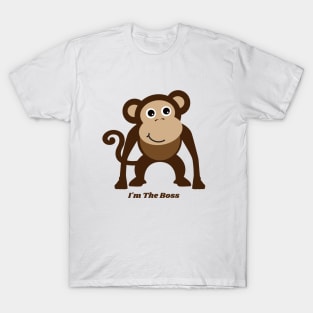 I'm The Boss Monkey T-Shirt